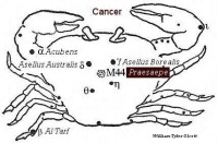 巨蟹座天文圖