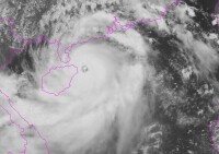 超強颱風威馬遜即將在海南東北部擦過或者登陸