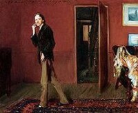 約翰·辛格·薩金特的畫描繪其踱步的模樣