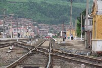 運行了一百多年的綏滿鐵路穆棱火車站