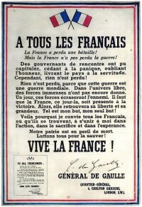 《告法國人民書》宣傳海報。規格為0.8mx0.56m