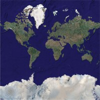 世界衛星地圖