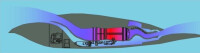 B-2進氣道剖視圖