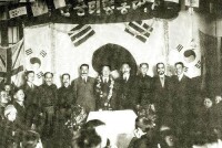 1920年12月李承晚來滬就任臨政總統的歡迎會