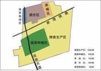 集南村地理位置及產業功能分區規劃圖