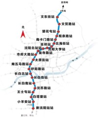  瀋陽地鐵4號線線路圖 