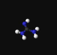 胍的立體分子結構