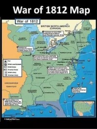 1812年戰爭時的美國版圖