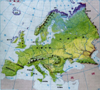 東歐平原的地形圖