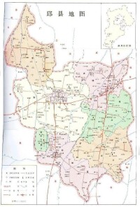 邱縣行政區劃圖