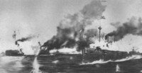 法國魚雷艇向“馭遠”艦發起攻擊