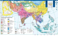 亞洲主要語言分佈