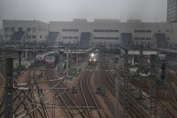 2015年11月，杭州站內待發的列車