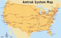 美鐵路線圖