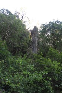 鎮安縣塔雲山蠟燭石