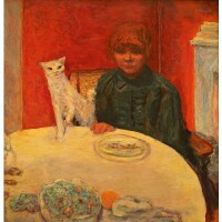 《婦女和貓》皮埃爾·博納爾