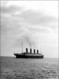 泰坦尼克號沉沒前拍攝的最後一張照片
