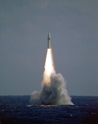“北極星”A3潛射彈道導彈發射