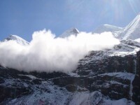 丹巴亞丁山雪崩