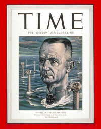 《時代》周刊封面上的海軍鄧尼茨元帥