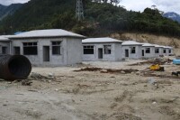 2017年7月26日建設中的珠村搬遷點