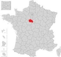 奧爾良地區在法國的位置