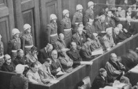紐倫堡軍事法庭上的納粹戰犯們