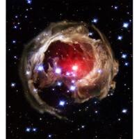 麒麟座v828超新星爆發后的美麗光環