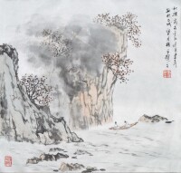 劉建華山水畫欣賞