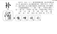 補的字源演變圖