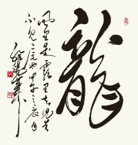 孔維陽書作“龍”