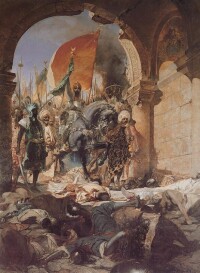穆罕默德二世在戰場上